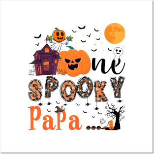 One Spooky papa Halloween October 31 Posters and Art